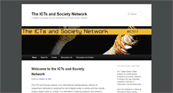 Desktop Screenshot of icts-and-society.net