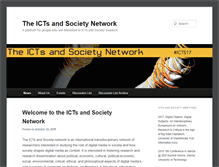 Tablet Screenshot of icts-and-society.net